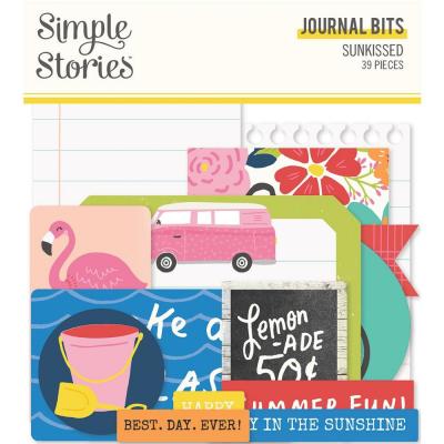 Simple Stories Sunkissed Die Cuts - Journal Bits